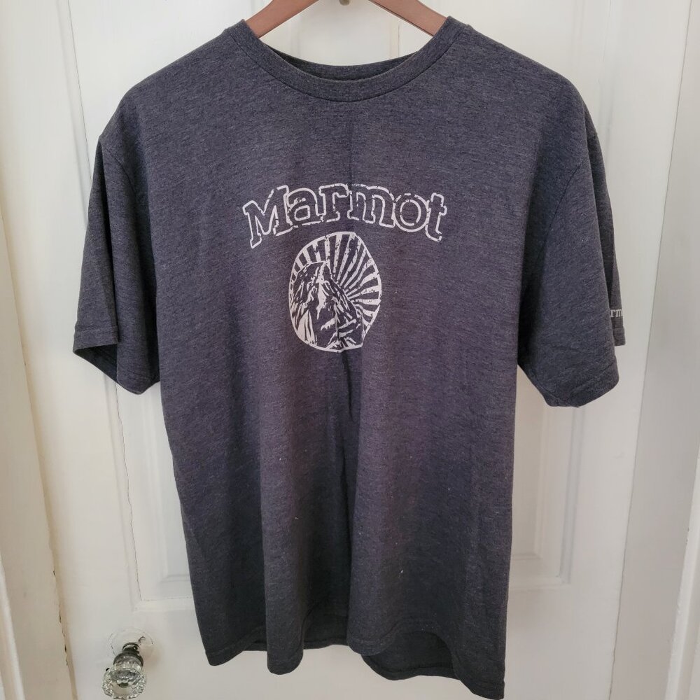 Marmot Men's L Dark Gray T-Shirt Great Condition